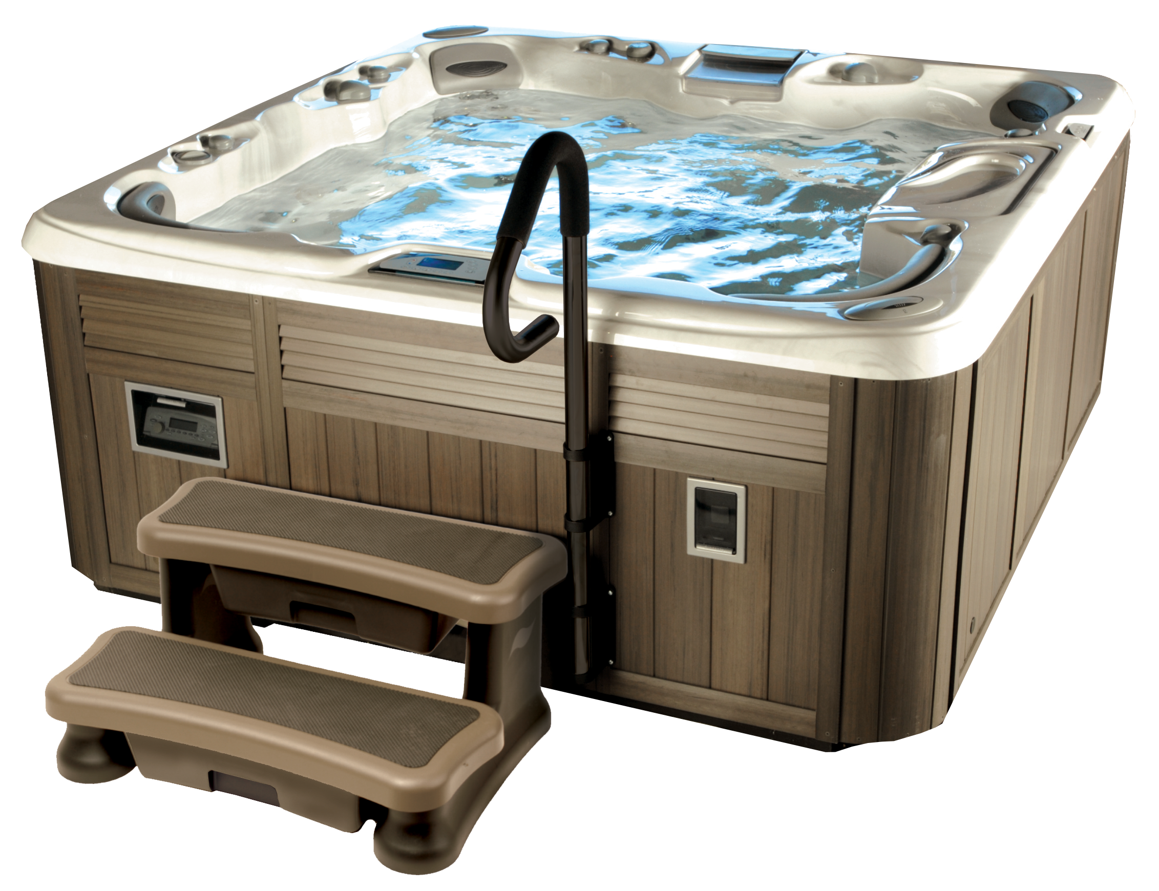 Safe-T-Rail for Spas and Hot Tubs 